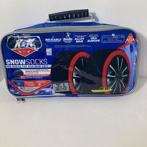 K & K Snow Socks Pro Series for Maximum Grip L NIB
